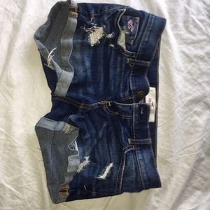 Hollister jean shorts